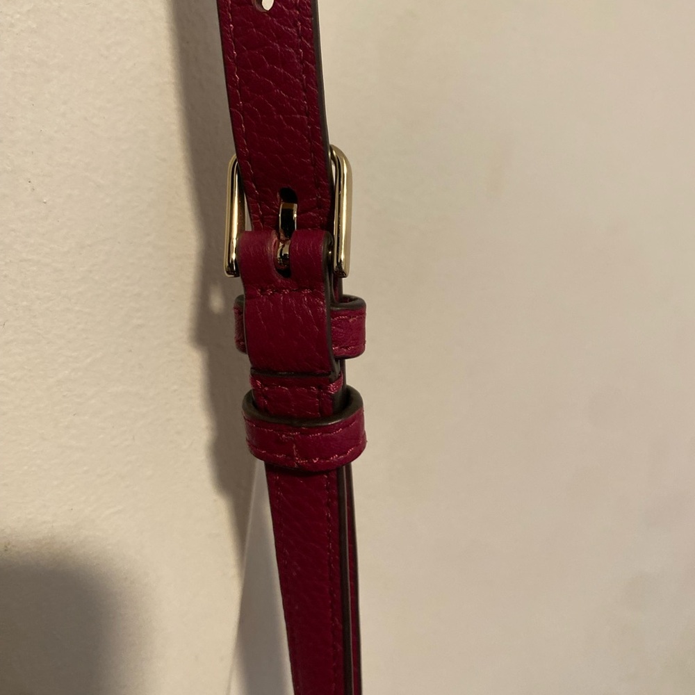 Kate Spade Raspberry Pebbled Leather Mini Crossbody - Picture 8 of 8